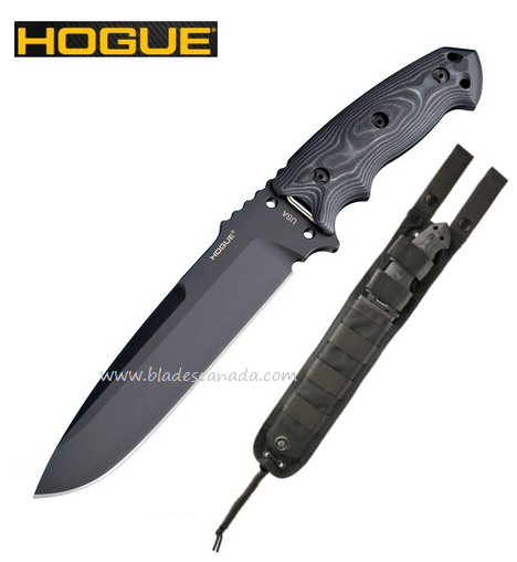 Hogue EX-F01 Fixed Blade Knife, A2 Tool Steel, G-Mascus G10, 35159